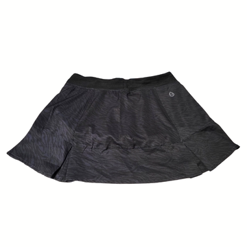 Tasc Black Zebra Print Flounce Skort Size S MSP$74 - 0