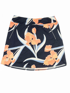 Tail Activewear Navy Iris Golf Skort w/ Logo Size M MSP$96