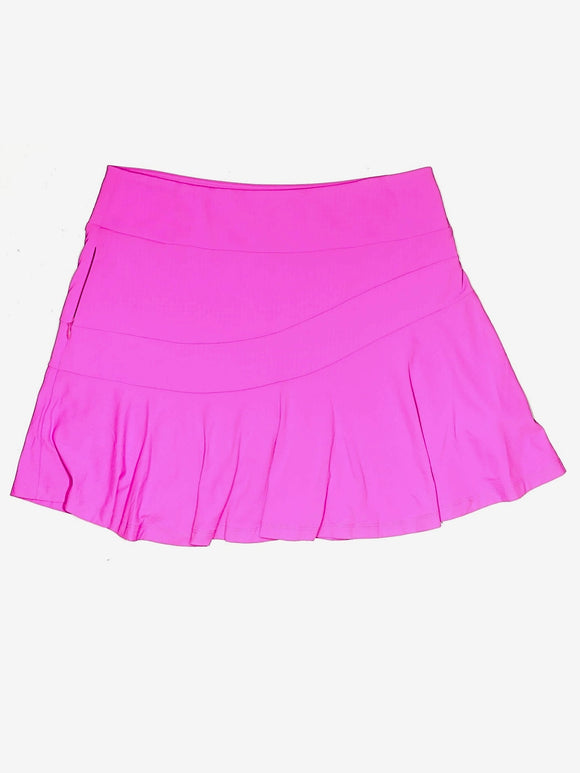 Ibkul Hot Pink Flounce Skort Size M MSP$98