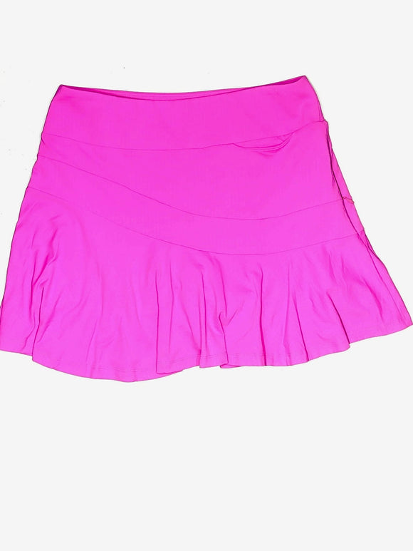 Ibkul Hot Pink Flounce Skort Size M MSP$98