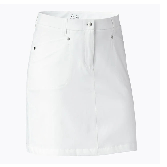 New Daily Sports- 18" Lyric Skort White