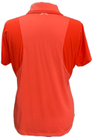 Slazenger Women's Bright Coral Snap Golf Polo Size XL-2