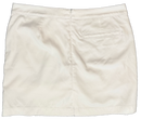 PGA Tour White Rear Zip Golf Skort Size 8-2