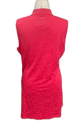 New Greg Norman Hot Pink Textured Sleeveless Golf Dress Size XL MSP$99 - 0