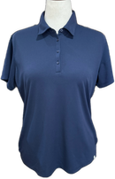 Lady Hagen Navy Button Short Sleeve Golf Polo Size XL-1