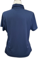 Lady Hagen Navy Button Short Sleeve Golf Polo Size XL-2