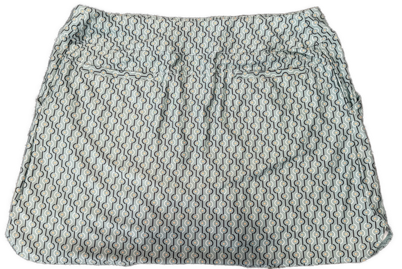 New Ahead Sage Print Performance Golf Skort Size XL MSP$76
