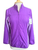 Adidas ClimaProof Purple Full Zip Windbreaker Jacket Size M-1