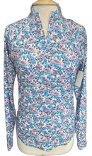 New Scales Women's LS White Vibrant Travels Pullover Size S MSP$85-1