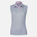 New Swannies Women's Grace Golf Polo - Navy-1