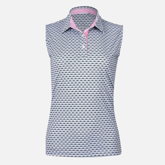 New Swannies Women's Grace Golf Polo - Navy