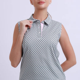 New Swannies Women's Grace Golf Polo - Navy - 0