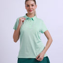 New Swannies Women's Ava Golf Polo - Mint-1
