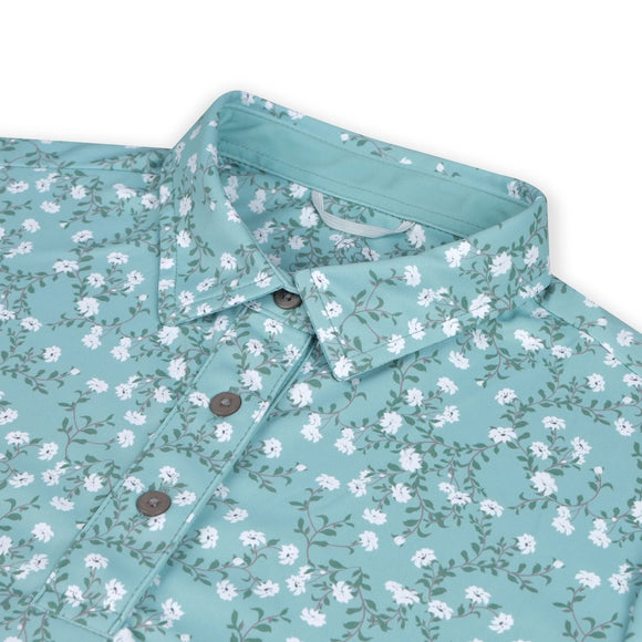 New Swannies Women's Georgia Golf Polo - Surf