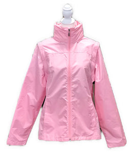 New Izod Performance Convertible Vest/Full Zip Pink Wind Breaker Size M MSP$84