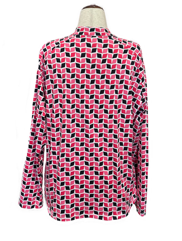 Tail White Label Pink & Black Long Sleeve Golf Tip Size XXL