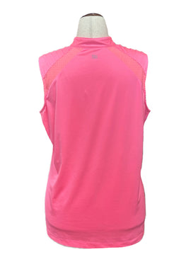 Tail Activewear Bright Pink Sleeveless Golf Top Size XL MSP$90 - 0