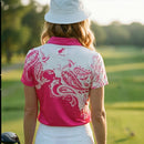 New Putter Girl Love Pink Golf Polo Size XL MSP$55-2