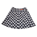 Kinona Black 7 White Plaid Pleated Skort Size XS-2