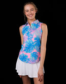 New Sunday Swagger Women's Cabana Sleeveless Golf Polo-1