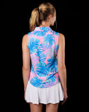 New Sunday Swagger Women's Cabana Sleeveless Golf Polo-3