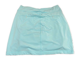 Antigua Light Blue Cinch Pull on Skort Size L - 0
