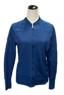 Women's Nike Dark Blue Full-Zip Golf Jacket Size M-1