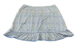 Vineyard Vines Blue & White Ruffled Performance Skort Size XL MSP$118 - 0