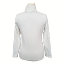 New Smith & Quinn White Frankie Ruffle Full-Zip Jacket Size S MSP$138-2