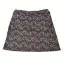 Daily Sports Red, White, Black & Tan Teardrop Print Skort Size XL-2