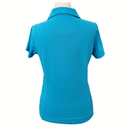 Pebble Beach Turquoises 1/4 Zip Performance Golf Polo Size M-4