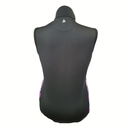 Bermuda Sands Black and Purple Plaid 1/4 Zip Sleeveless Golf Top Size L-3