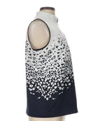 Tail Activewear Deep Navy & White Animal Print Sleeveless Golf Top Size L-2