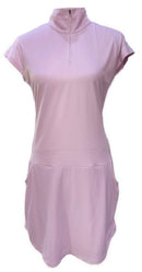 New Adidas Women's Light Purple Cap Sleeve Golf Dress Size 8-1