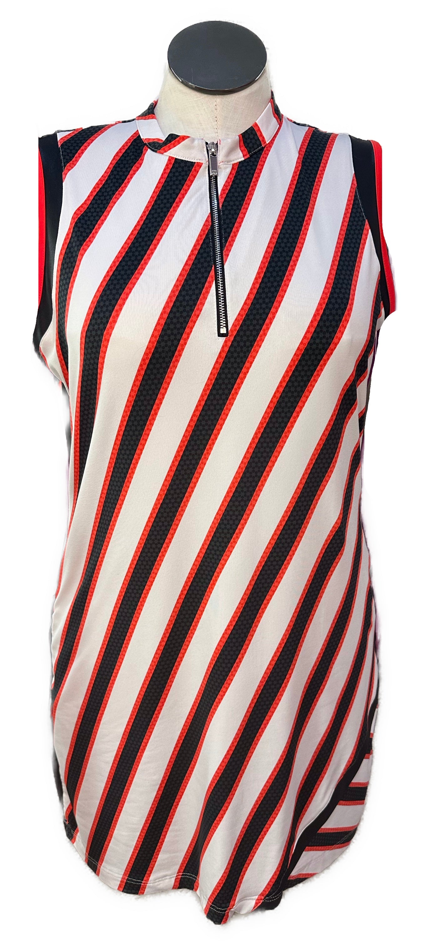 Tail Women's Red, White & Black Patterned Golf Dress Size XL