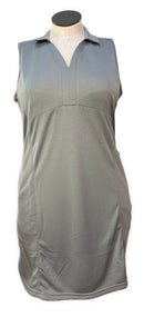 New Levelwear Women's Ellie Sleeveless Golf Dress Size XL - Pebble MSP$135-1