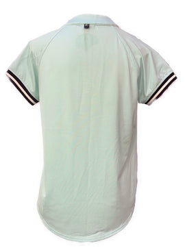 Belyn Key Women's Light Blue Short Sleeve Golf Top Size XS - 0