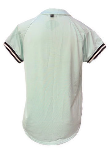 Belyn Key Women's Light Blue Short Sleeve Golf Top Size XS - 0