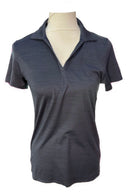 New Puma Women's Navy Cloudspun Short Sleeve Golf Polo Size S MSP$60-1