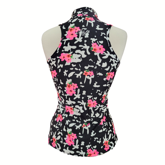 New Tzu Tzu Tabitha Sleeveless Golf Top -Kabuki MSP$99