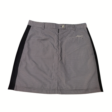 New Women's Abacus Crail Black Mini Houndstooth Golf Skort MSP$120