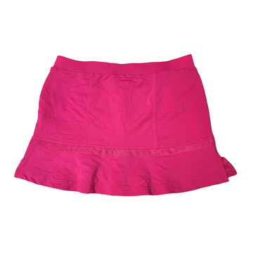 New Bette & Court Hot Pink Pleated 14" Skort Size M MSP$74 - 0