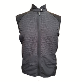 New Abacus Ladies Black Troon Hybrid Golf Vest Size XXL MSP$180
