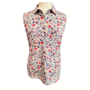 Swing Juice Golf Ball & Floral Multicolor Sleeveless Polo Size XXL-1