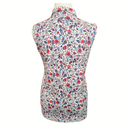 Swing Juice Golf Ball & Floral Multicolor Sleeveless Polo Size XXL-2