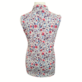 Swing Juice Golf Ball & Floral Multicolor Sleeveless Polo Size XXL - 0