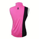 New Jamie Sadock Bright Pink & Black Sleeveless Golf Top Size S MSP$95-2