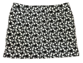New Izod Women's Black Golf Ball Print Skort Size 18 - 0
