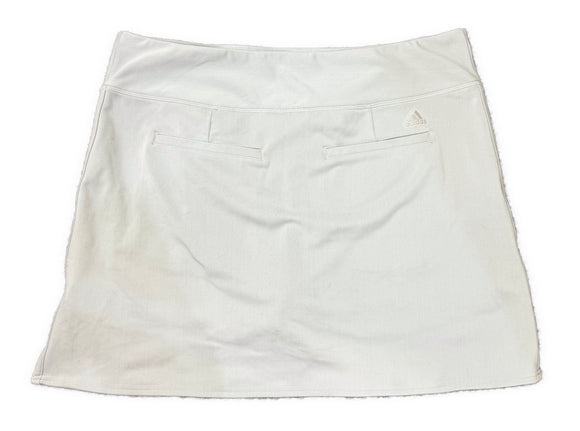 Adidas Women's Light Gray Pull-on Golf Skort Size L