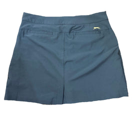 Slazenger Women's Dark Gray Golf Skort w/Yellow Accents Size 8 - 0